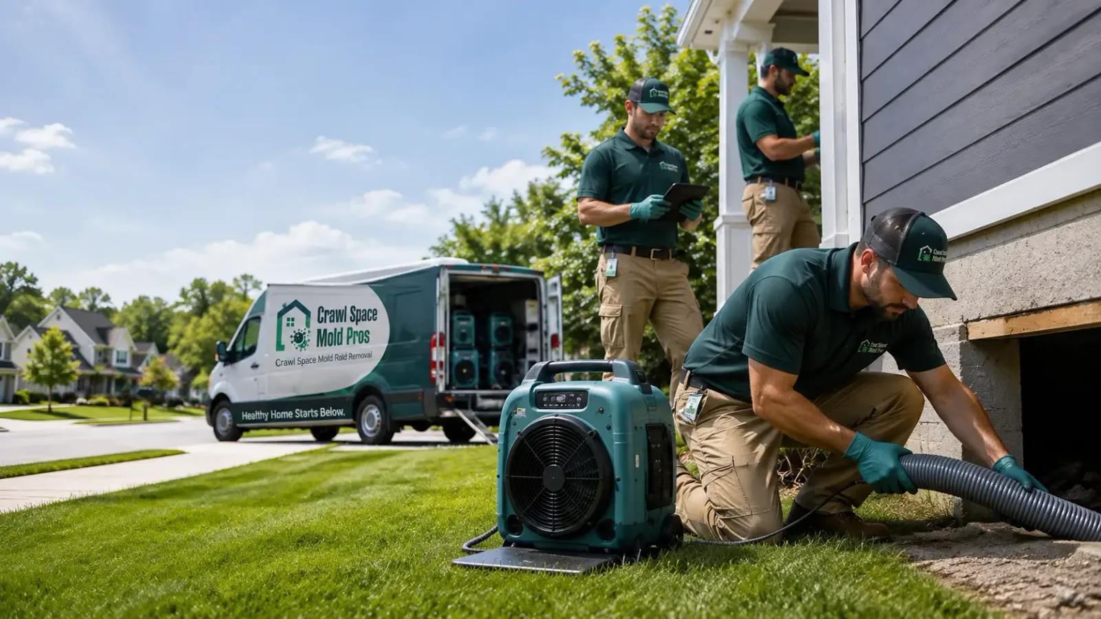 Crawl Space Mold Removal in Mechanicsburg, OH